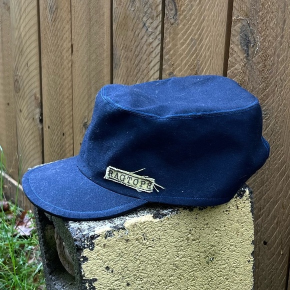 Ragtops Handmade Navy Cadet Cap Size L/XL - Picture 1 of 3